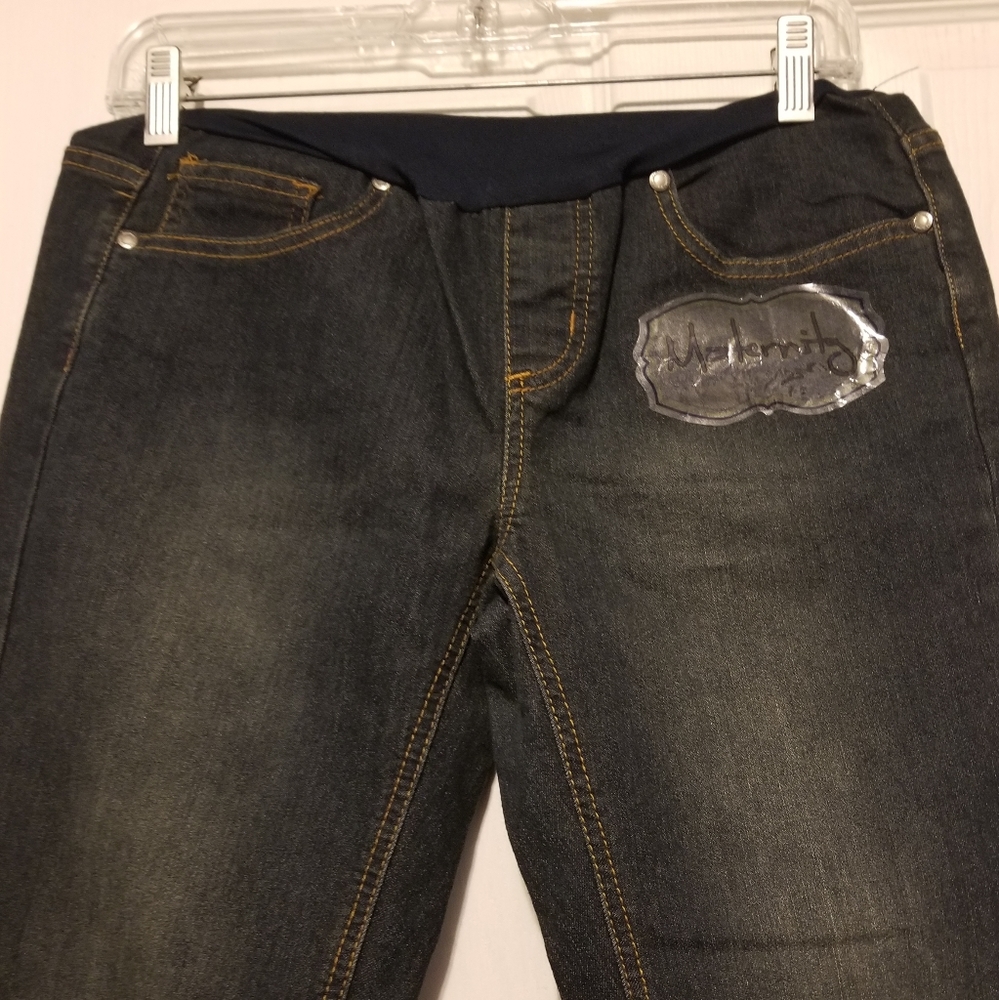 NWT Bella Vida Maternity Pants Size S Color Blue - Picture 8 of 14
